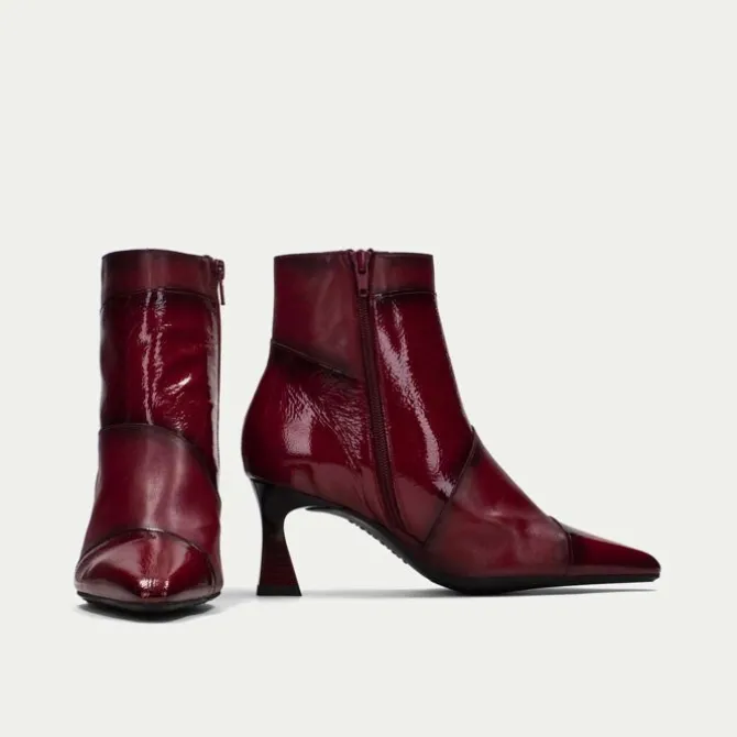 Hispanitas Dalia Red Ankle Boot
