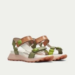 Hispanitas Maui Green Sandals