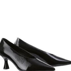 Hogl Meghan Black Patent Heel