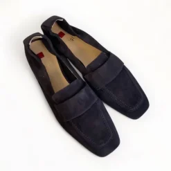 Hogl Navy Suede Loafer