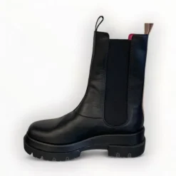 Le Babe Black Leather Chelsea Boot