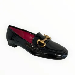Le Babe Black Patent Loafer