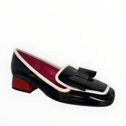 Le Babe Black Patent Loafer