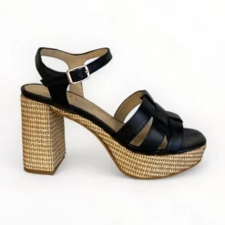 Lodi Black Platform Sandal