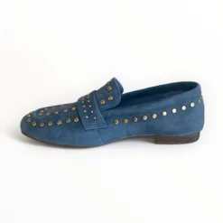Lodi Blue Suede Loafer