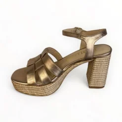 Lodi Bronze Platform Sandal