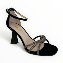 Lodi Hibala Black Sandal