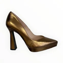 Lodi Wanis Bronze Platform Shoe