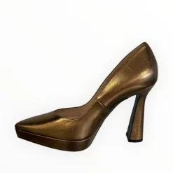 Lodi Wanis Bronze Platform Shoe