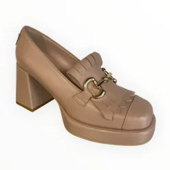Marco Moreo Beige Platform Shoe