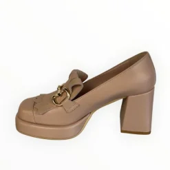 Marco Moreo Beige Platform Shoe