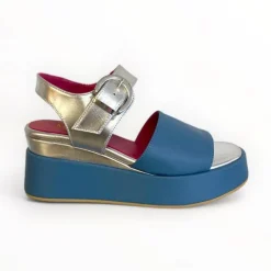 Marco Moreo Blue & Silver Sandal