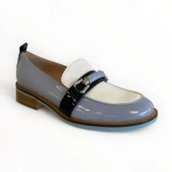 Marco Moreo Blue, White & Navy Loafer