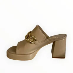 Marco Moreo Camel Leather Mule