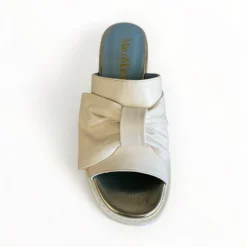 Marco Moreo Cream & Gold Wedge Slider
