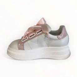 Marco Moreo White And Pink Trainer
