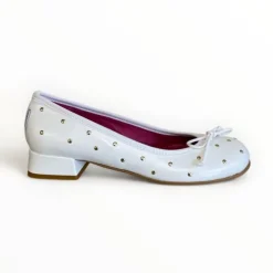 Marco Moreo White Leather Pump