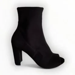 Marian Black Open Toe Boot