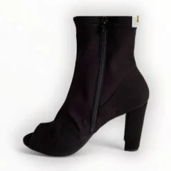 Marian Black Open Toe Boot