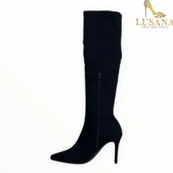 Marian Black Stretch Over The Knee Boot