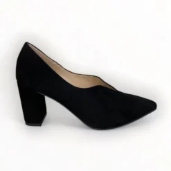 Marian Black Suede Shoe