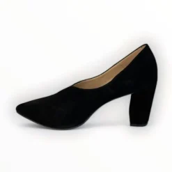 Marian Black Suede Shoe