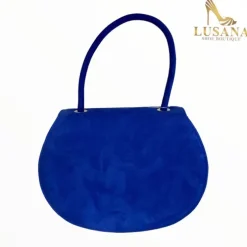 Marian Blue Suede Bag