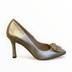 Marian Champagne Leather Shoe