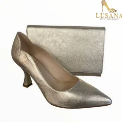 Marian Gold Court Shoe