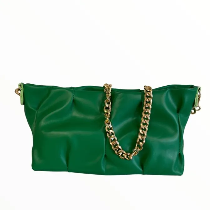 Marian Green Clutch Bag