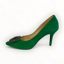 Marian Green Suede Shoe