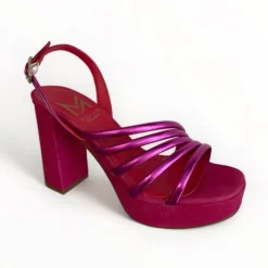 Marian Pink Metallic Sandal