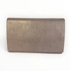 Marian Suede Rosa Clutch Bag