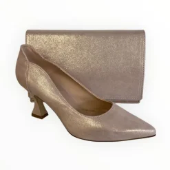 Marian Suede Rosa Clutch Bag