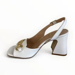 Marian White Sling Back Sandal