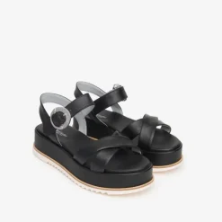 Nerogiardini Black Flatform Sandal