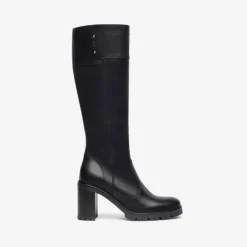 Nerogiardini Black Knee High Boots