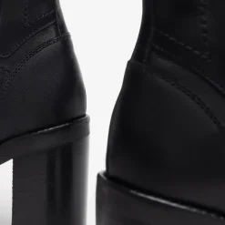 Nerogiardini Black Leather Ankle Boot