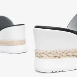 Nerogiardini Black Wedge Sandal