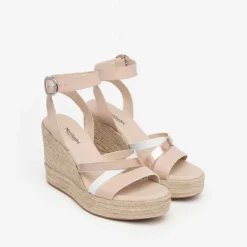 Nerogiardini Nude Espadrille Sandal