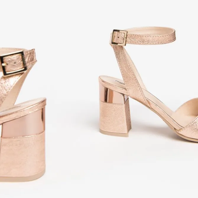 Nerogiardini Rose Gold Sandal