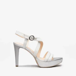 Nerogiardini Silver Platform Sandal