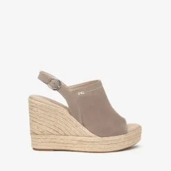 Nerogiardini Taupe Espadrille Sandal