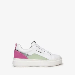 Nerogiardini White/Pink & Green Trainer