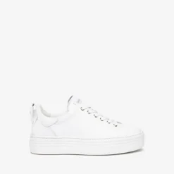 Nerogiardini White Trainers With Bow