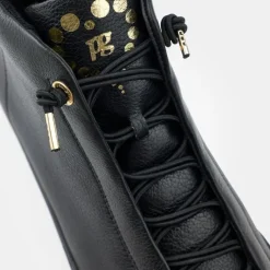 Paul Green Black Hi Top
