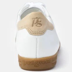 Paul Green White & Nude Retro Trainer