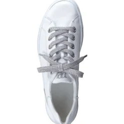 Paul Green White & Silver Trainers