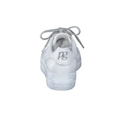 Paul Green White & Silver Trainers