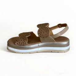 Repo Beige Flatform Sandal